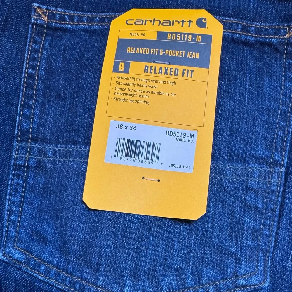NWT CARHARTT Men’s Relaxed Fit Jean